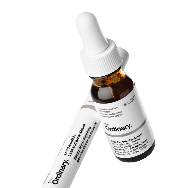 1. بستهبندی پک مراقبت دور چشم و تقویت مژه و ابرو The Ordinary